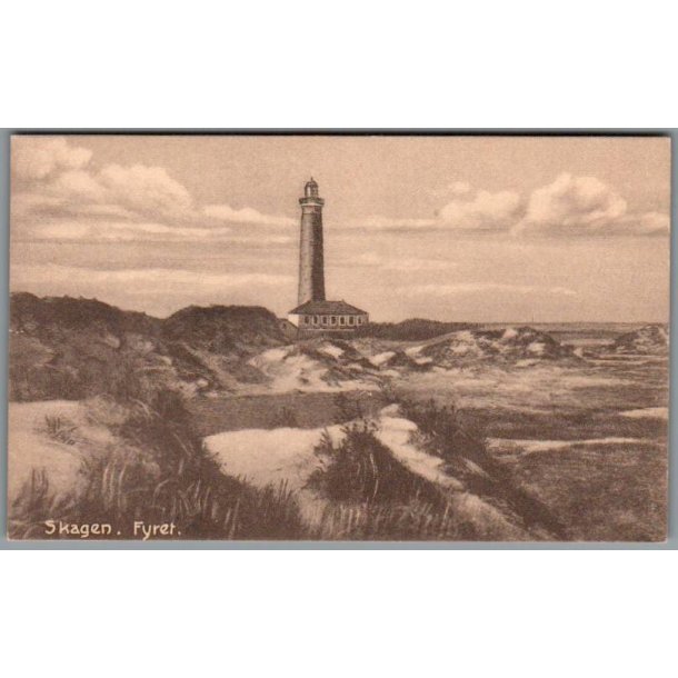 Skagen - Fyret - Postkort - Ubrugt