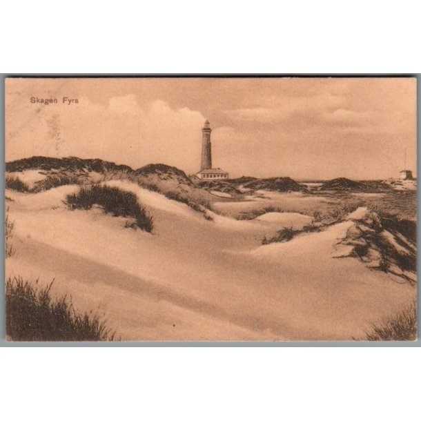 Skagen Fyr - Postkort - Brugt