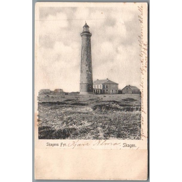 Skagen Fyr - Postkort - Brugt