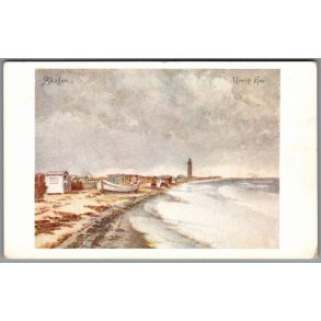 Skagen - Uroligt Hav - Postkort - Brugt