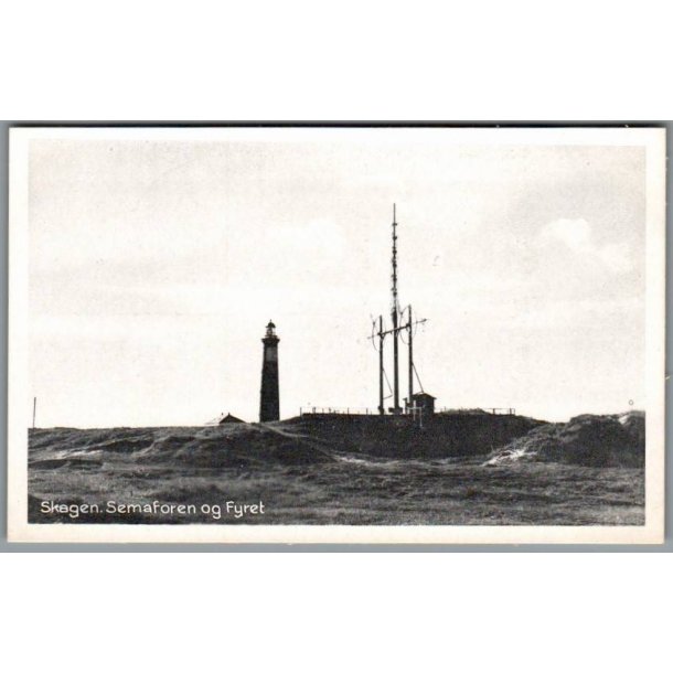 Skagen - Semaforen og Fyret - Postkort -  Ubrugt