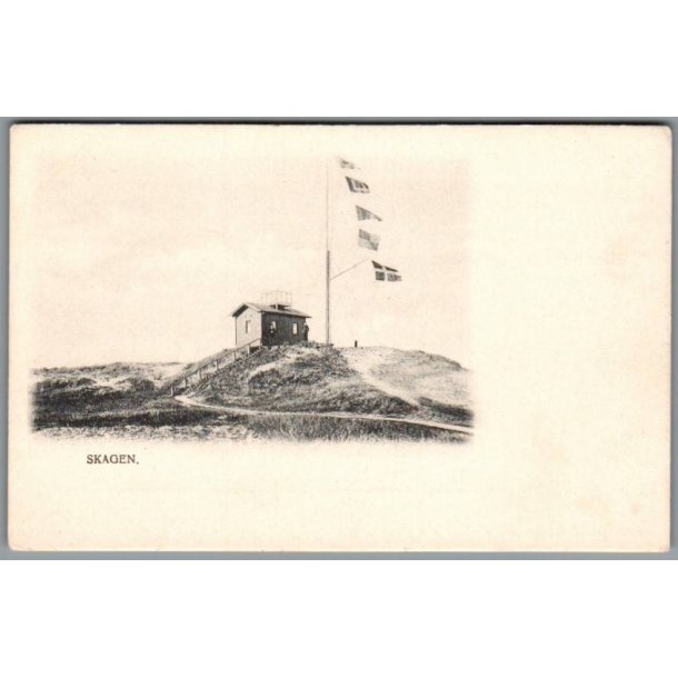 Skagen - Signalstationen - Postkort -  Ubrugt