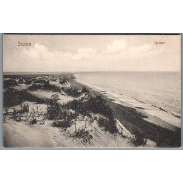 Skagen - Grenen - Postkort - Brugt