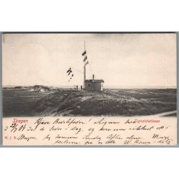 Skagen - Signalstationen - Postkort -  Brugt