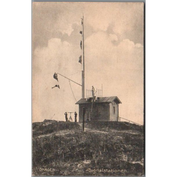 Skagen - Signalstationen - Postkort -  Brugt
