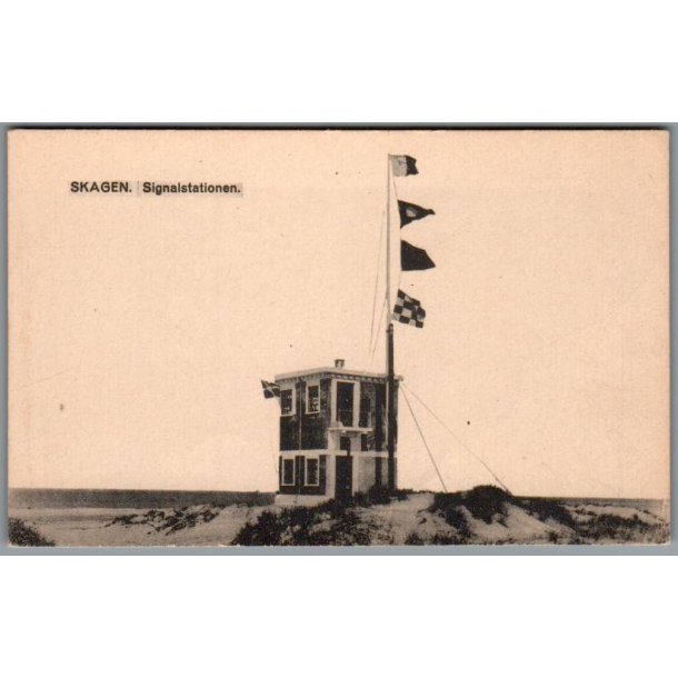 Skagen - Signalstationen - Postkort -  Ubrugt