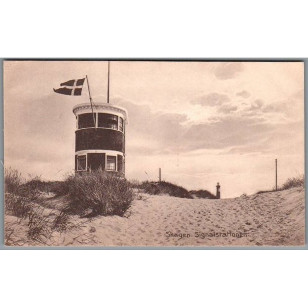 Skagen - Signalstationen - Postkort -  Ubrugt
