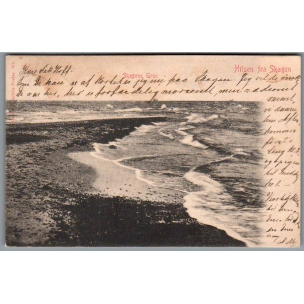 Hilsen fra Skagen - Skagens Gren - Postkort - Brugt