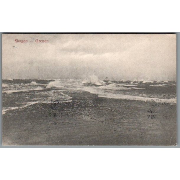 Skagen - Grenen - Postkort - Brugt