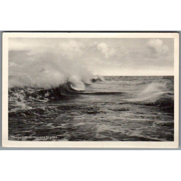 Skagen - Hvor Havene brydes - Postkort - Ubrugt