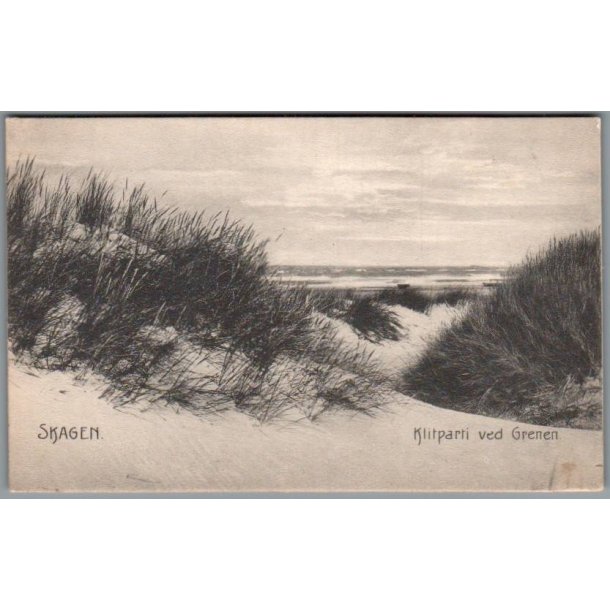 Skagen - Klitparti ved Grenen - Postkort - Ubrugt