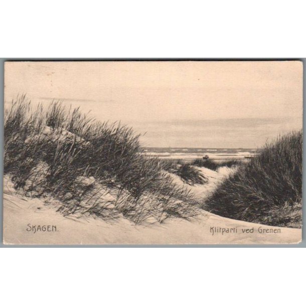 Skagen - Klitparti ved Grenen - Postkort - Brugt