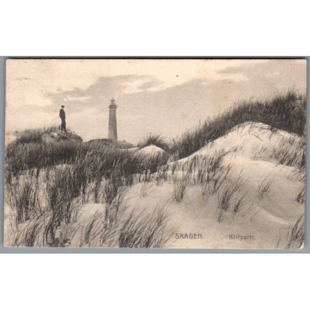 Skagen - Klitparti - Postkort - Brugt