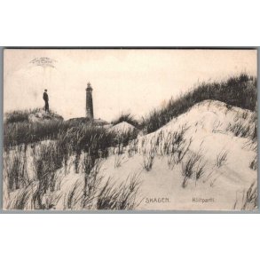 Skagen - Klitparti - Postkort - Brugt