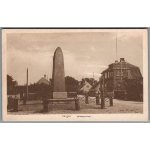 Skagen - Mindesm�rket - Postkort - Ubrugt
