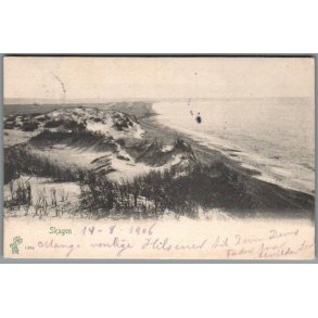 Skagen - Klitparti - Postkort - Brugt