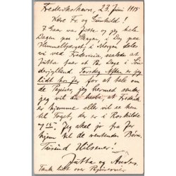 Skagen - Lars Kruses Mindesm�rke - Postkort - Ubrugt