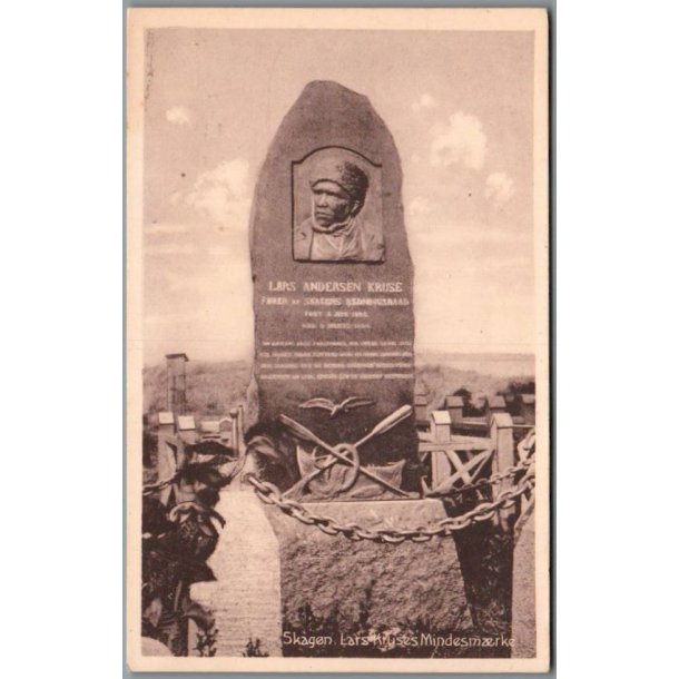 Skagen - Lars Kruses Mindesm�rke - Postkort - Ubrugt
