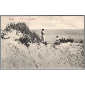 Skagen - Klit og Strandparti - Postkort - Ubrugt