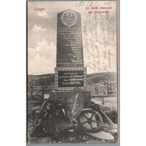 Skagen - Den tyske Monument paa Kirkegaarden - Postkort - Brugt