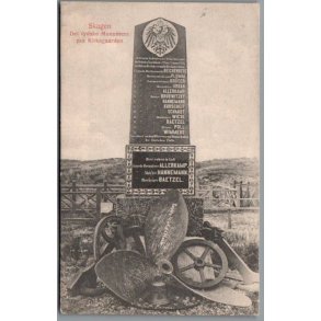 Skagen - Den tyske Monument paa Kirkegaarden - Postkort - Brugt