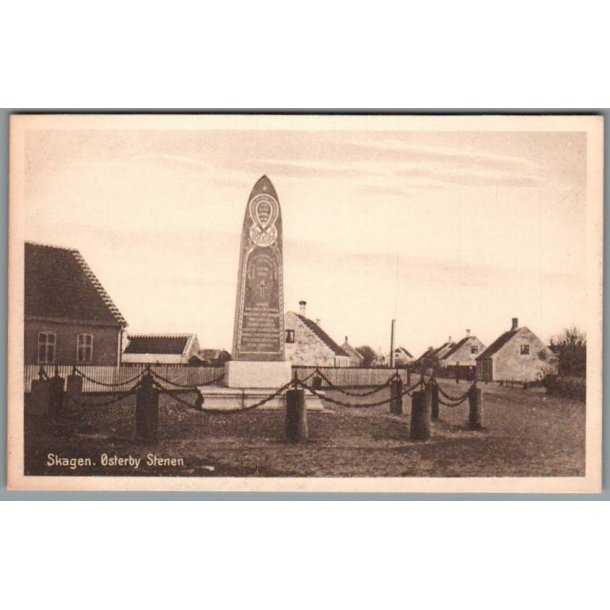 Skagen - �sterby Stenen - Postkort - Ubrugt