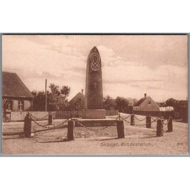 Skagen - Mindest�tten - Postkort - Ubrugt