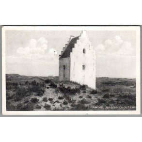 Skagen - Den tilsandede Kirke - Postkort - Brugt