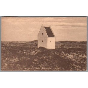 Skagen - Den tilsandede Kirke - Postkort - Brugt