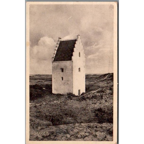 Skagen - Den Gamle Kirke - Postkort - Brugt