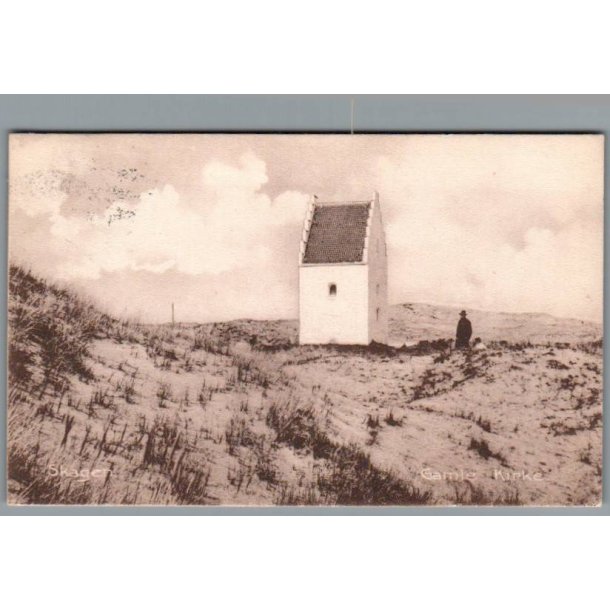 Skagen - Gamle Kirke - Postkort - Brugt