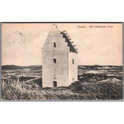 Skagen - Den tilsandede Kirke - Postkort - Brugt