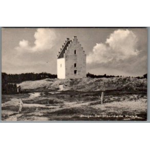 Skagen - Den tilsandede Kirke - Postkort - Brugt
