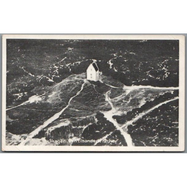 Skagen - Den tilsandede Kirke - Postkort - Brugt