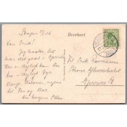 Skagen - Gadeparti - Postkort - Brugt