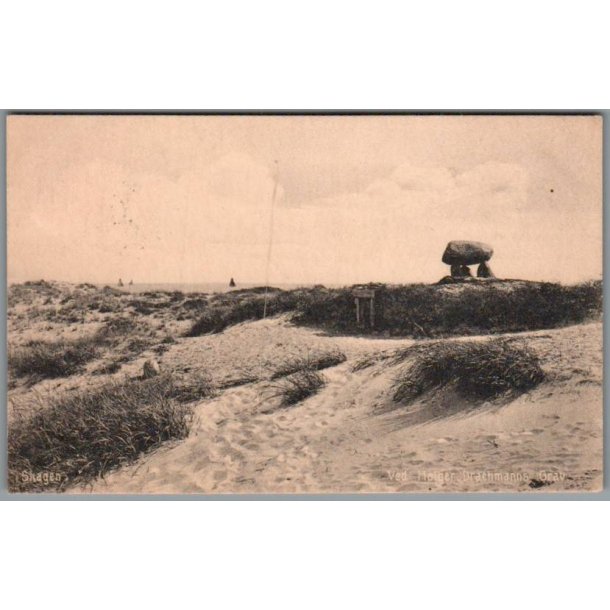 Skagen - Ved Drachmanns Grav - Postkort - Brugt