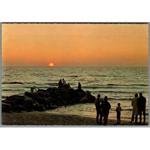 Solnedgang ved  Skagen - Postkort - Ubrugt