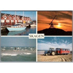 Skagen - Postkort - Brugt