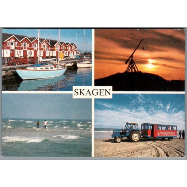 Skagen - Postkort - Brugt