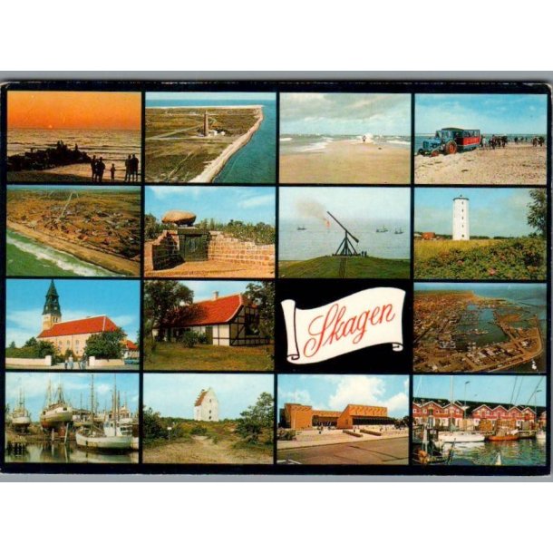 Skagen - Postkort - Brugt