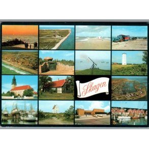 Skagen - Postkort - Brugt