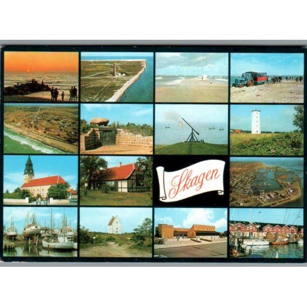 Skagen - Postkort - Brugt