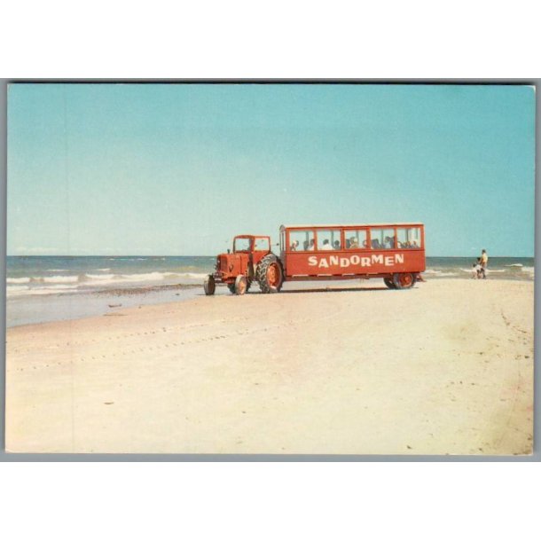 Skagen - Sandormen p� grenens yderste spids - Postkort - Ubrugt