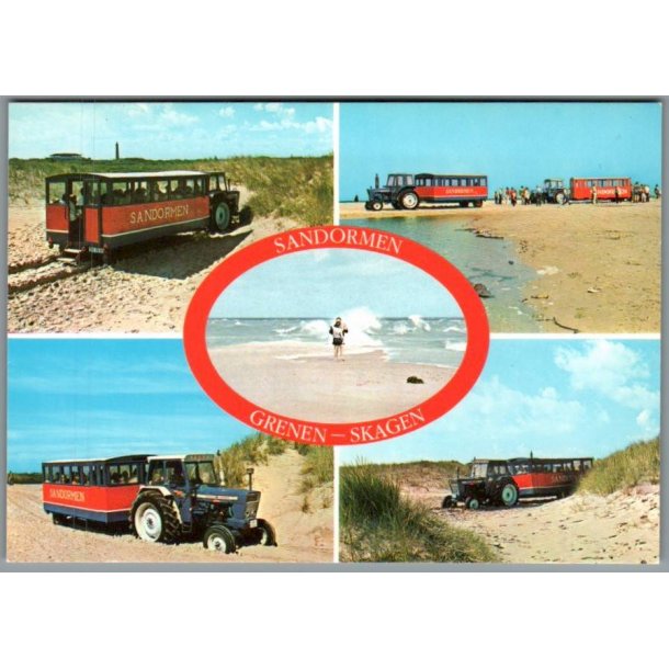 Skagen - Sandormen - Grenen - Postkort - Ubrugt