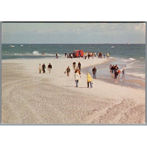 Skagen - Sandormen p� grenens yderste spids - Postkort - Ubrugt