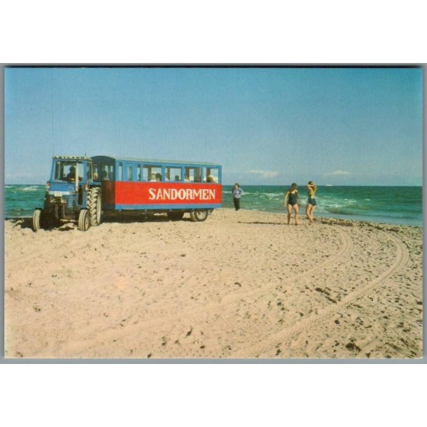 Skagen - Sandormen p� grenens yderste spids - Postkort - Ubrugt