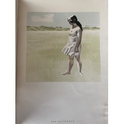 Sikker Hansen Tegninger , mappe med 15 tryk - Fugtskade i kanten - Politikens Forlag