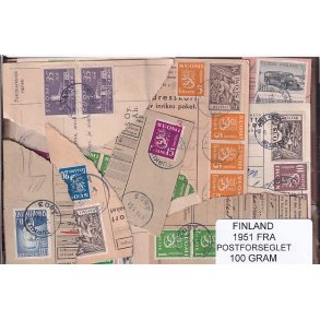 Finland 100 g. Fra Postforseglet Kilovarer 1951