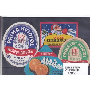 Etiketter - Vejstrup - 5 Stk.