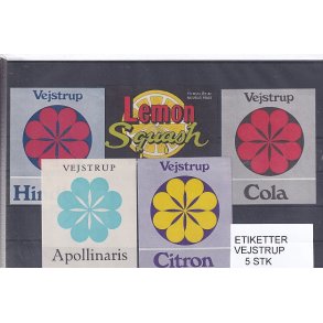 Etiketter - Vejstrup - 5 Stk.